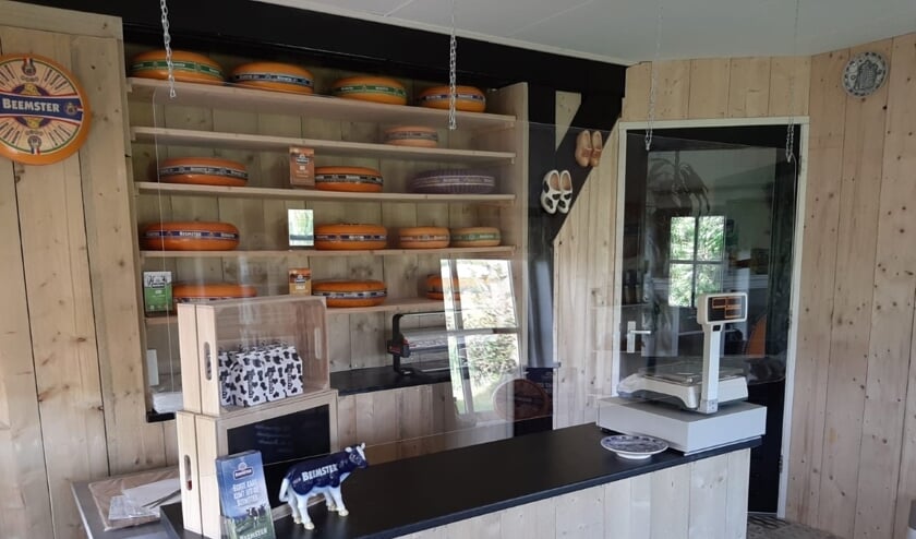 De streekwinkel van zorgboerderij Het Kooghuis.