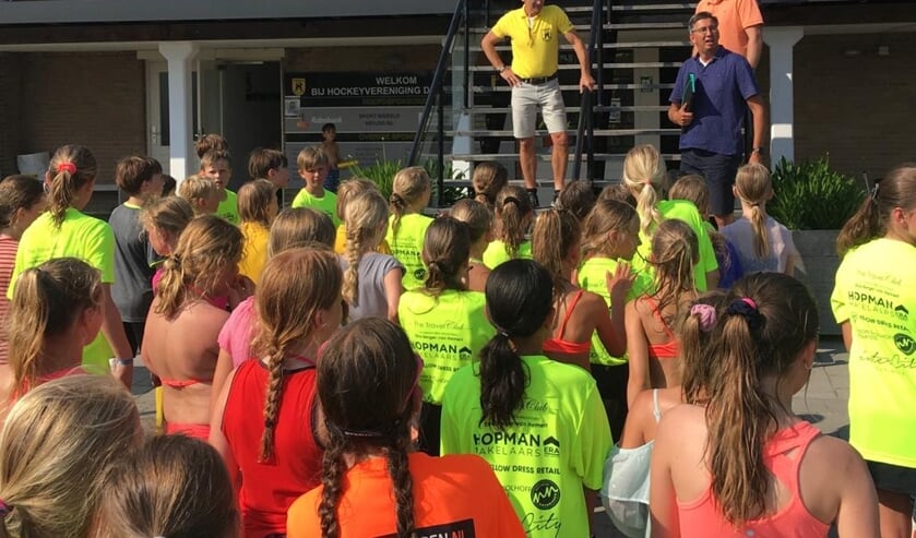 Marcel (links) was jaren de drijvende kracht achter de jeugdtrainingen.