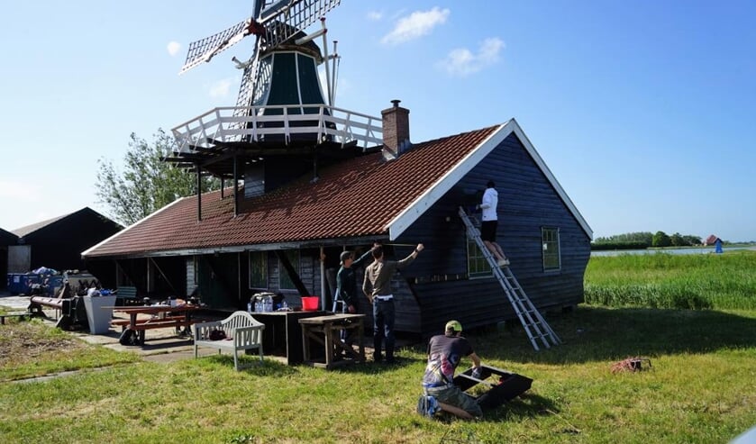 Er werd druk geklust bij de Kleine Molen.