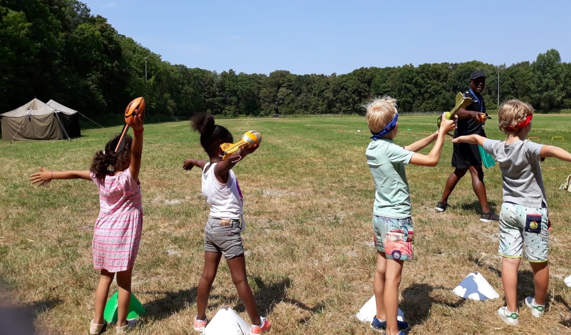 Tijdens de Zomerspelen Heiloo kunnen kinderen genieten van een week lang buitenactiviteiten. 