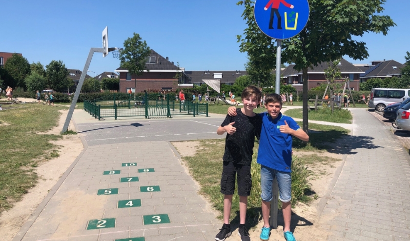 Mats en Tim zijn erg blij met het resultaat.