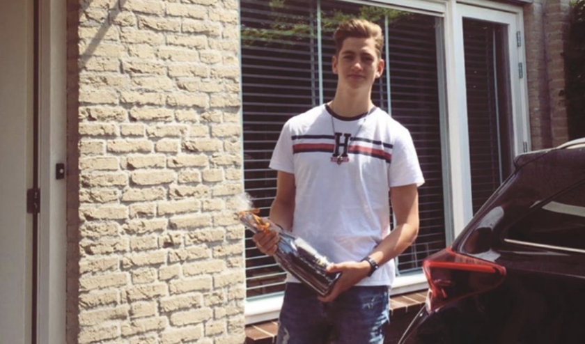 Tim Bloemendal uit Heiloo is ook geslaagd voor zijn mbo-diploma.