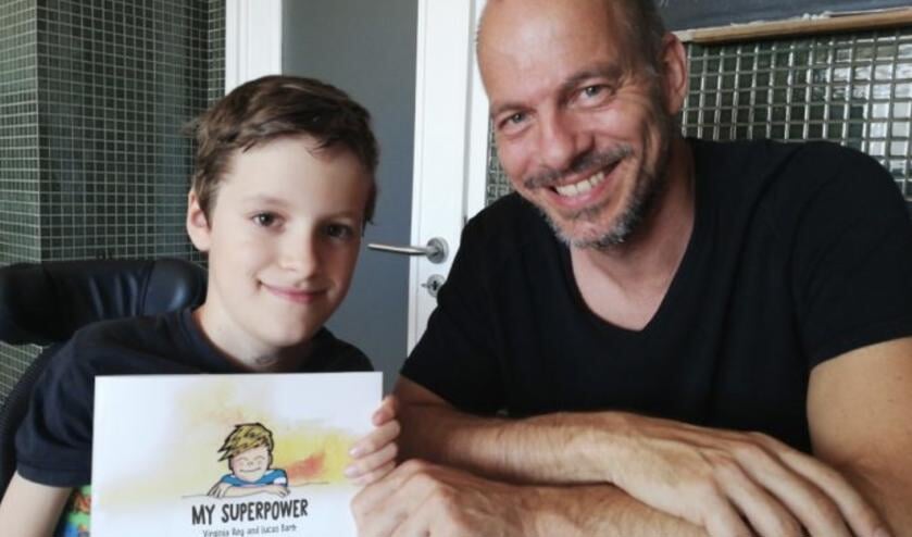 Joost de Jager met zijn zoon Marcos.