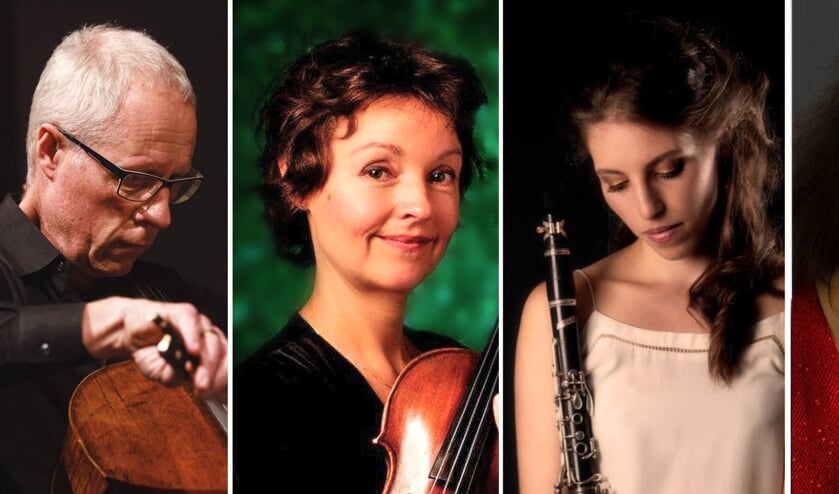 <p>Samen met Arjen Vredenberg vormen deze drie dames Quatuor AEternum.</p>