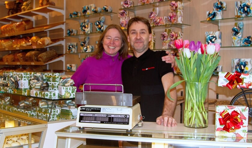Valentina Jager en Sander Kops van Banketbakkerij Versteeg.