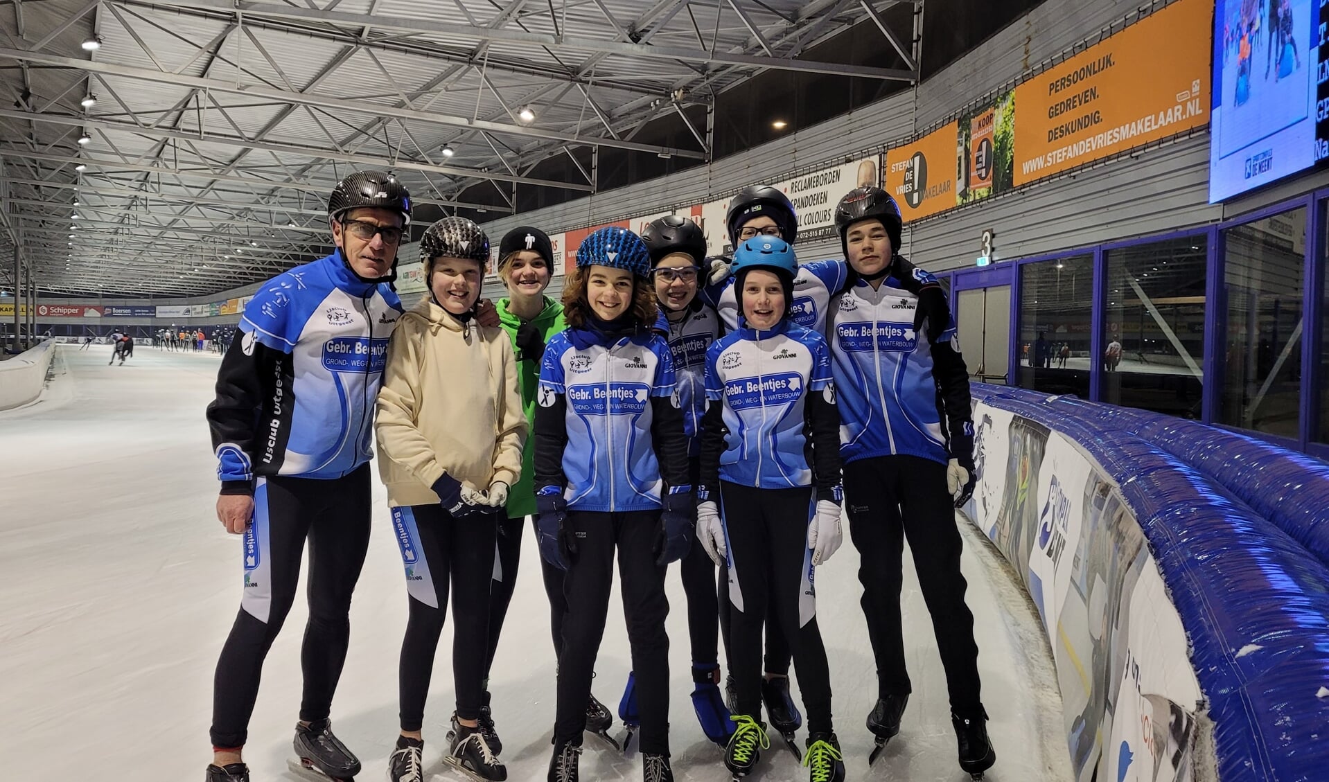 Elk jeugdlid van IJsclub Uitgeest reed 500 meter met een MyLaps-chip aan zijn/haar enkel.