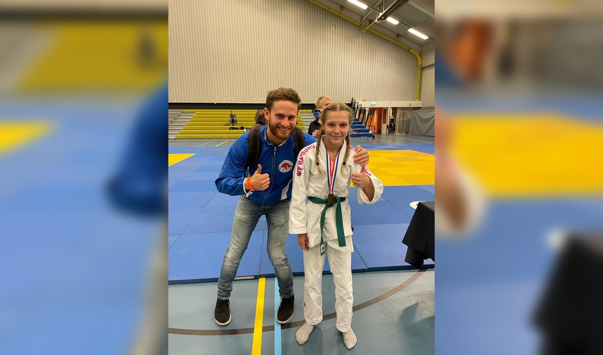 Joyce Pepping heeft een topprestatie geleverd op het Nederlands kampioenschap judo tot 15 jaar.