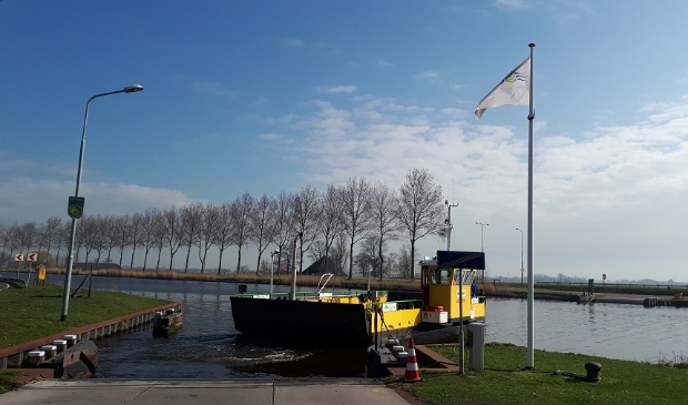 <p>Pontje bij Akersloot even niet heen en weer.</p>