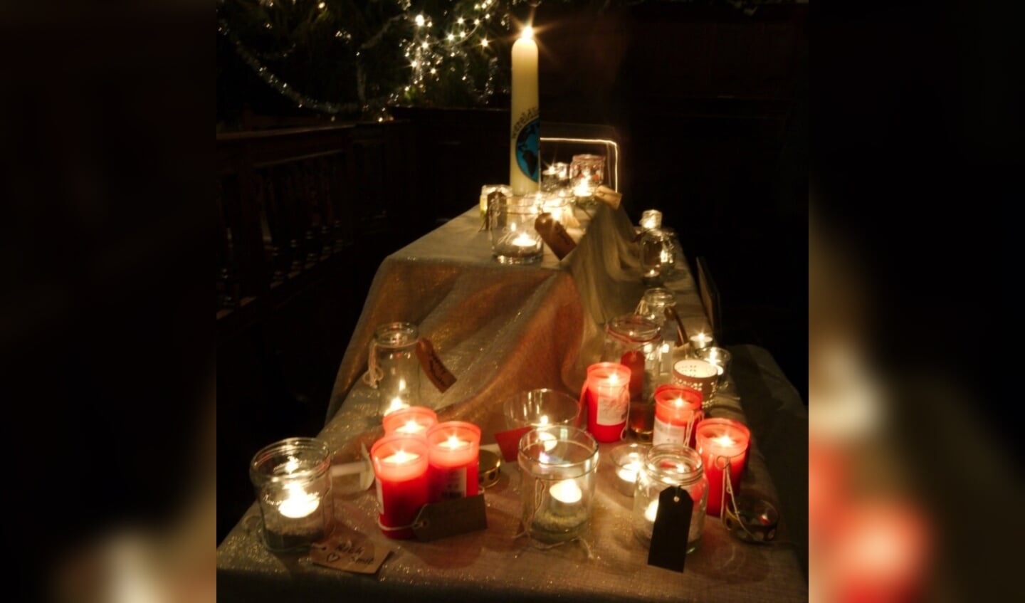 WereldLichtjesDag in de Dorpskerk in 2018.