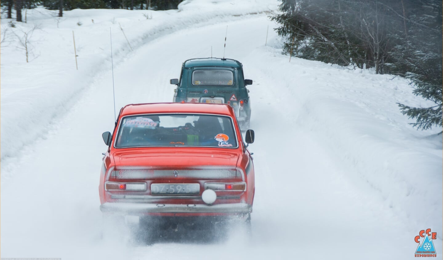 Toeren door een prachtige witte wereld tijdens een eerdere editie.