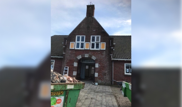 <p>Huys Egmont, hier in verbouwing.</p>