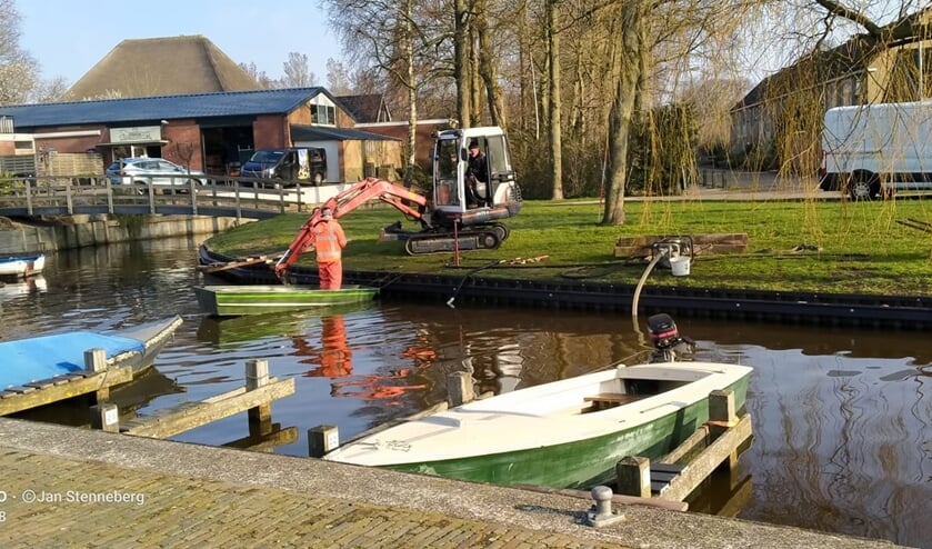 De werkzaamheden bij haven 't Stet waren in drie dagen gefixt.