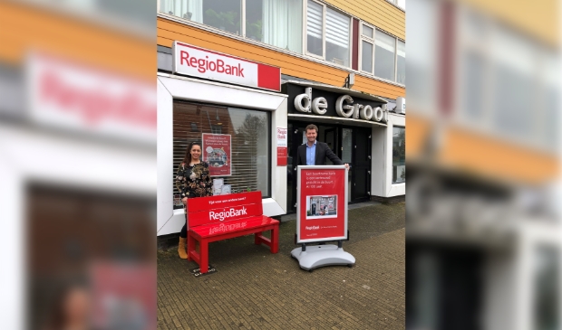 Buurtzame bank in Uitgeest.
