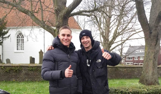 <p>Kaj Weening (links) en Justin Weening (rechts).</p>