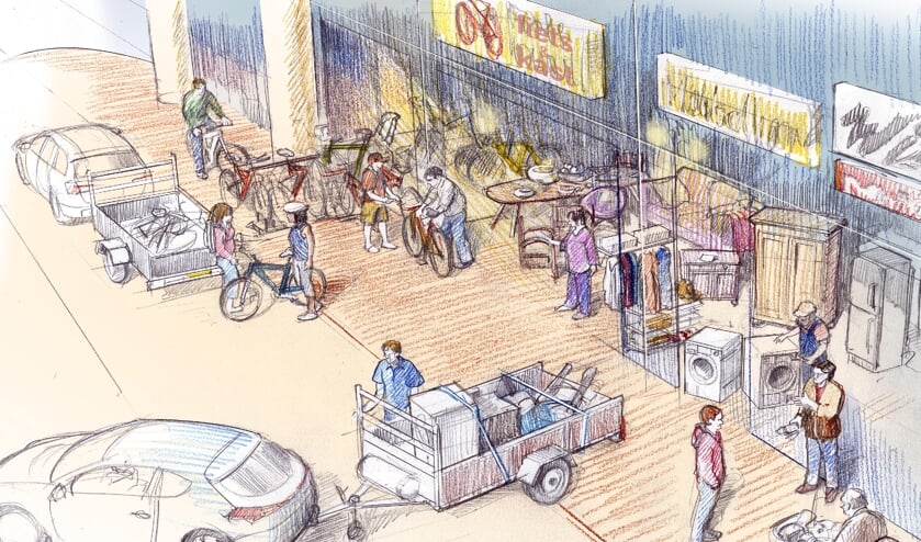 <p>Inleverstraat van de toekomst?</p>