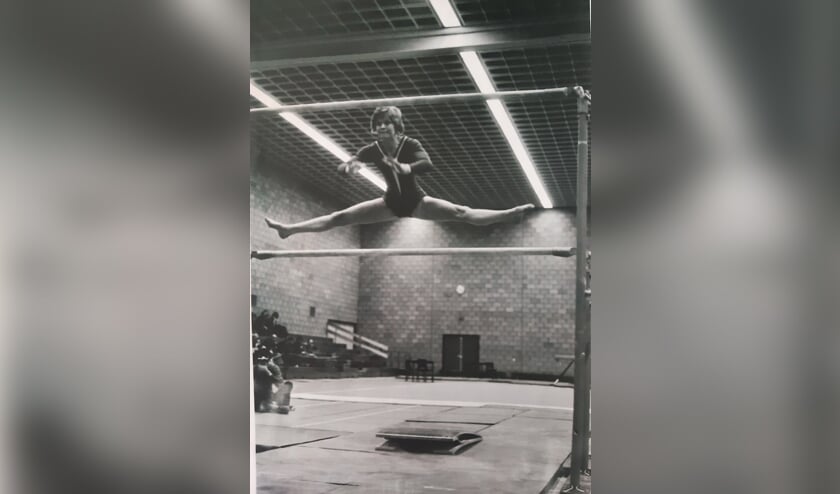 Ans Pieters tijdens de Nederlandse Kampioenschappen in 1976.