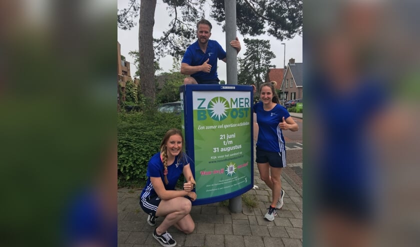<p>Buurtsportcoaches Winnie, Bart en Joyce</p>