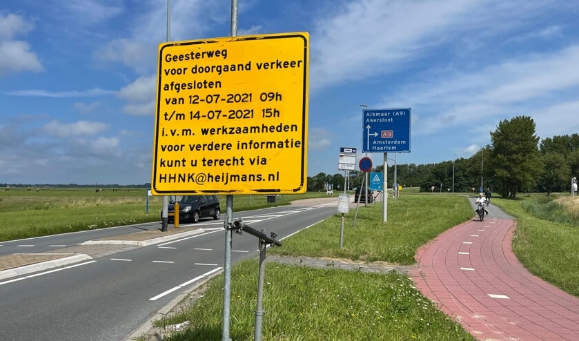 De informatieborden zijn inmiddels geplaatst.