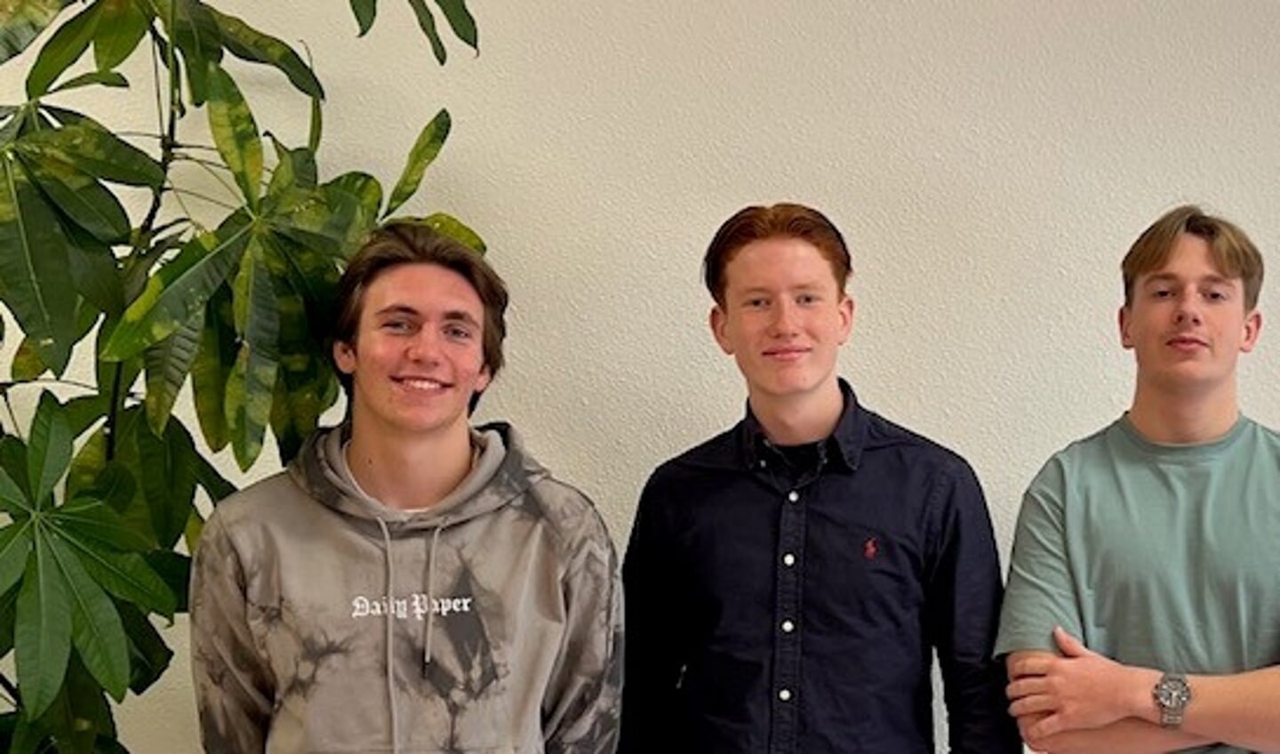 Ramon van Soest, Nout van Wijngaarden Lindhout en Piet Bot.
