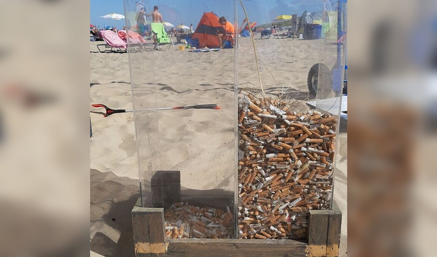 4.772 van het strand geraapte sigarettenpeuken