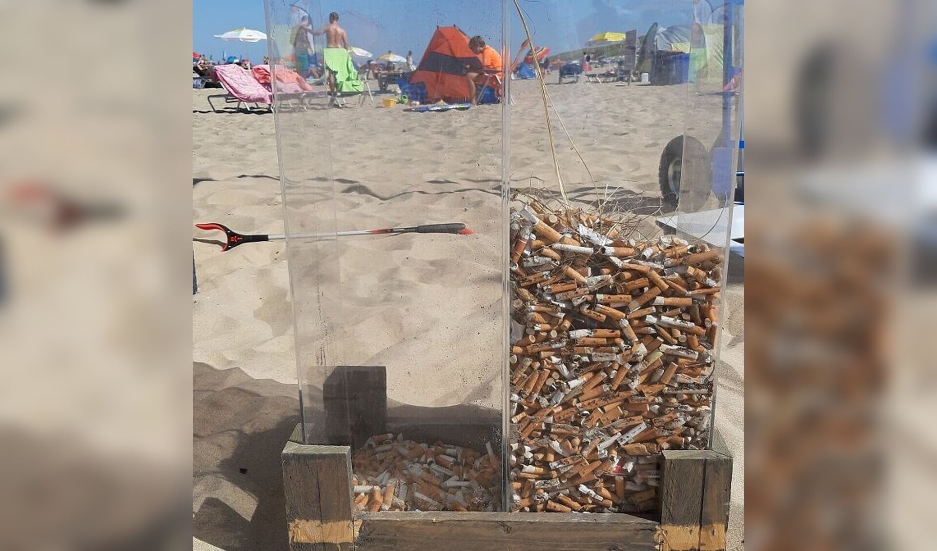 4.772 van het strand geraapte sigarettenpeuken