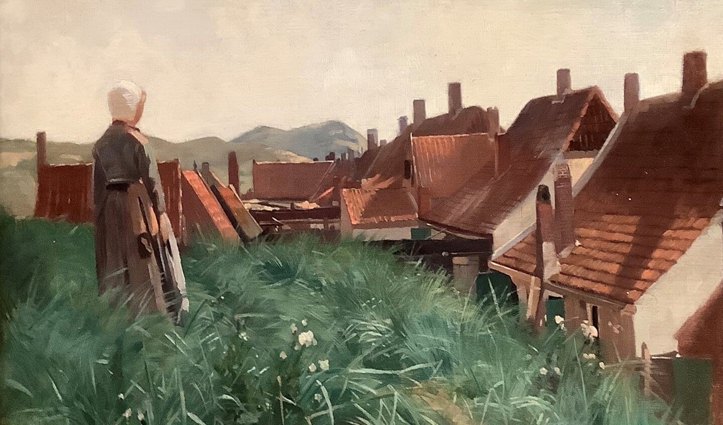 Otto Kirberg schilderde rond 1896 de Bergstraat.
