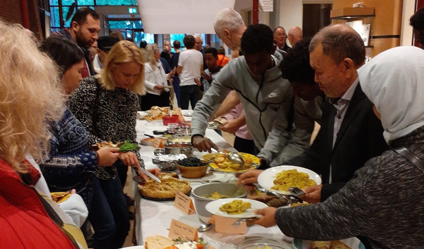 Volop diversiteit zowel om als op de tafel