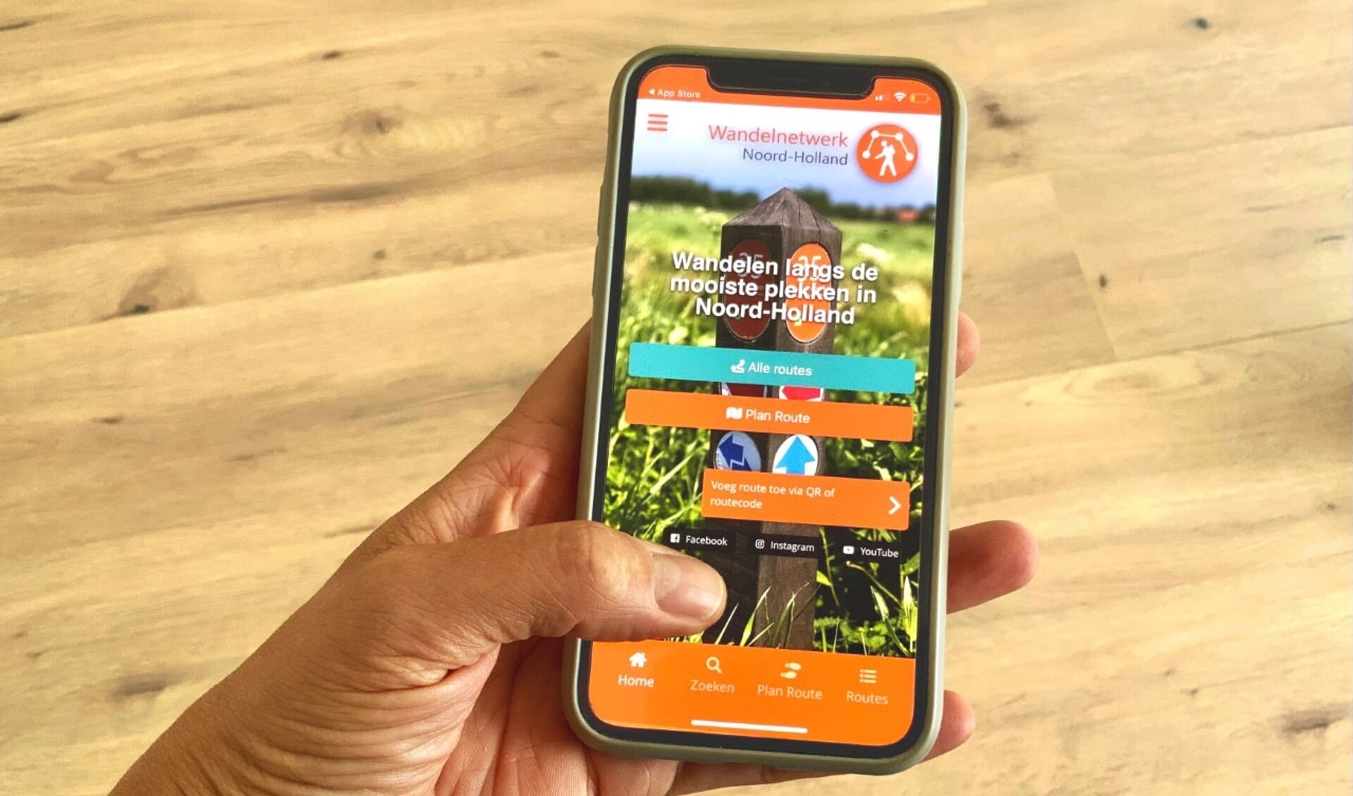 Wandelnetwerk Noord-Holland lanceert
vernieuwde website en app.
