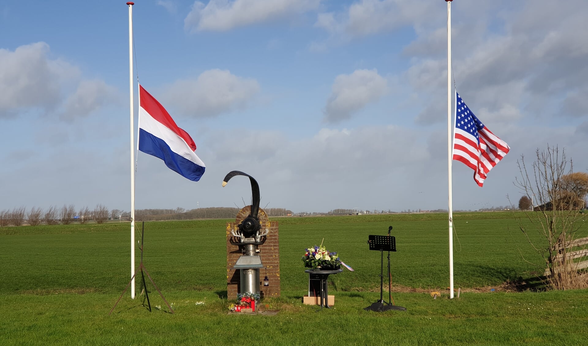 Monument bij Fort Veldhuis.