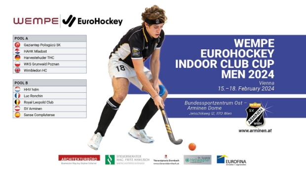 Start EuroHockey Indoor Club Cup (m): Nederlandse HDM in de strijd