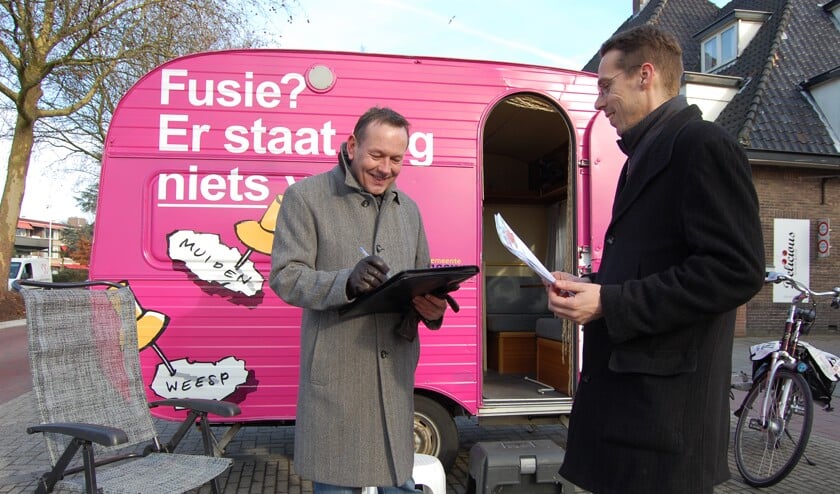 Vorig jaar gaf de gemeente 100.000 euro uit aan een anti-fusie campagne