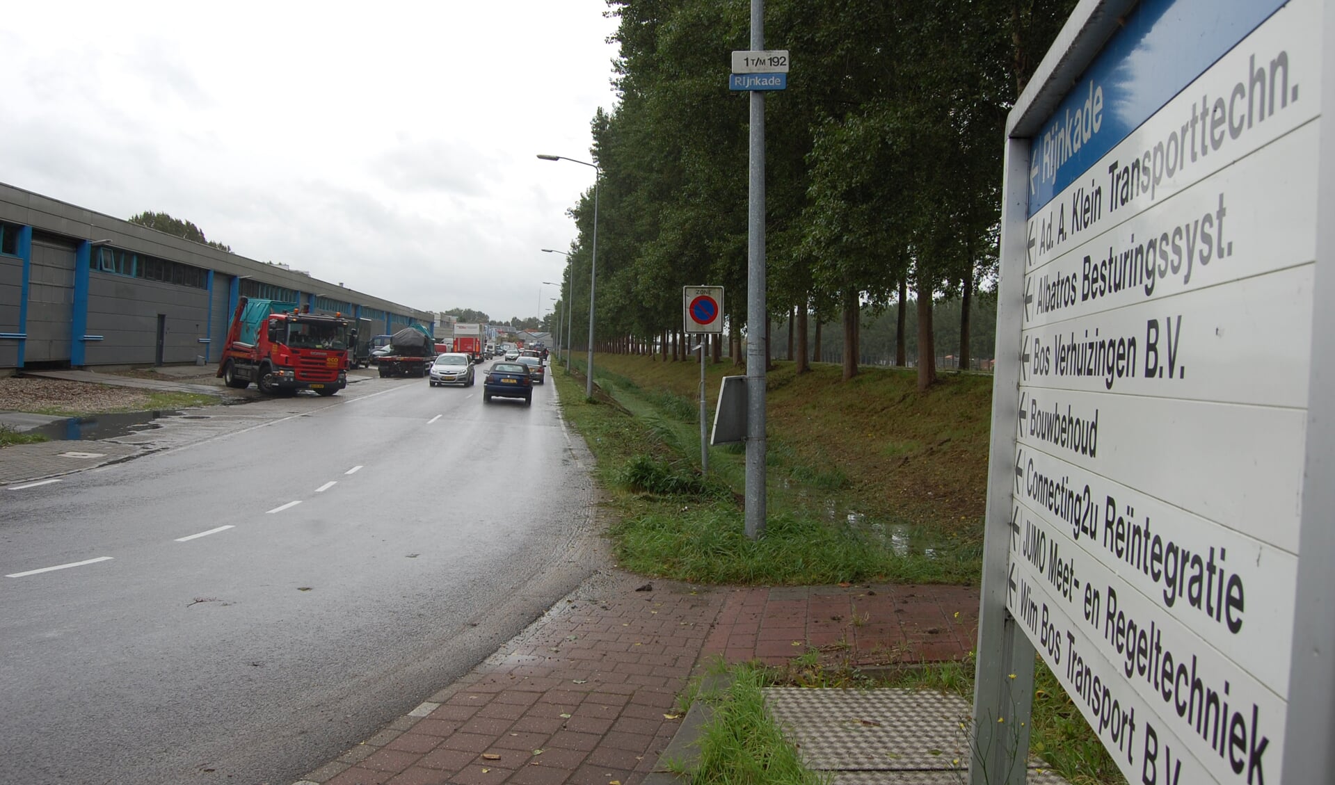 De Rijnkade in Weesp.