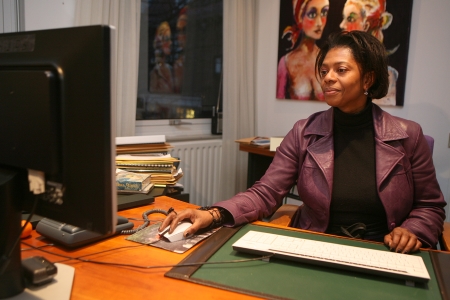 Burgemeester Joyce Sylvester van Naarden