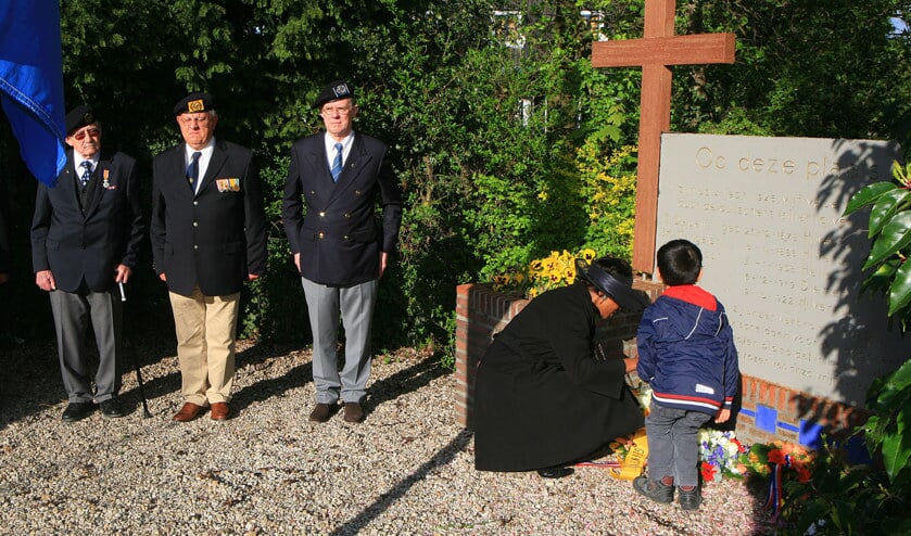 De kranslegging in 2010