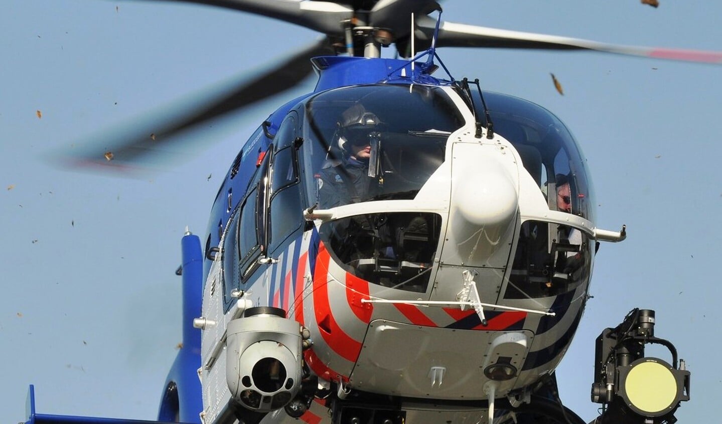 Ook politiehelikopter werd ingezet