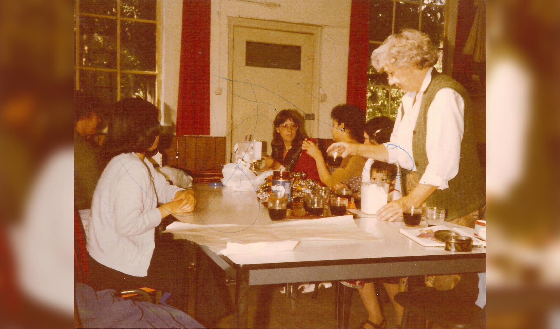 Naailes in de jaren '70 bij SHB