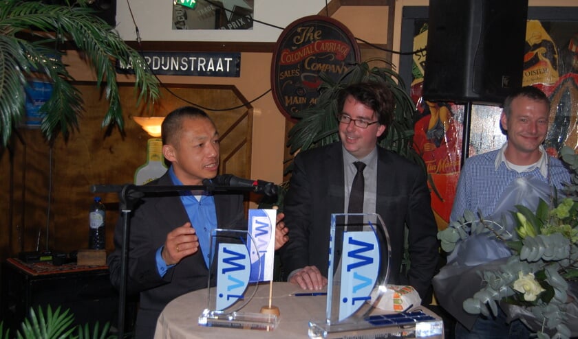 Omnimark-directeur op de IVW-bijeenkomst.