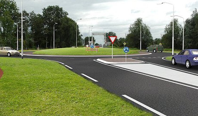 Bij de Dammerweg moet een rotonde komen
