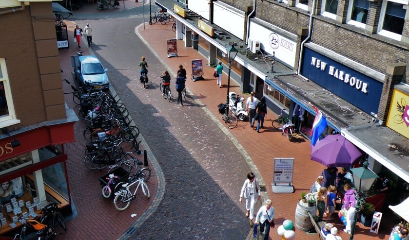 Een fietsvrije Nassaulaan is nog een wens van de projectgroep. Foto: Jaap van Hassel