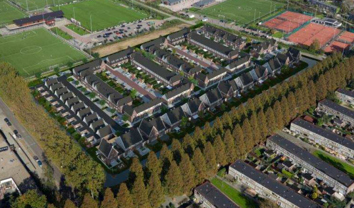 Project Papeveld van bovenaf gezien