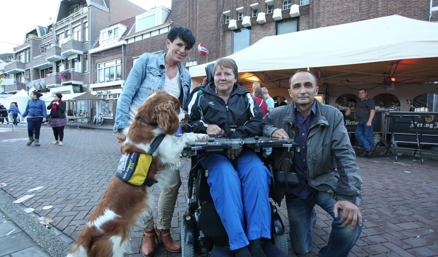 Paula en Paul van Gorkom bij Caroline Vink