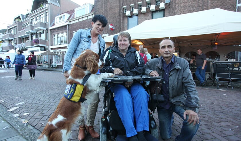 Paula en Paul van Gorkom bij Caroline Vink