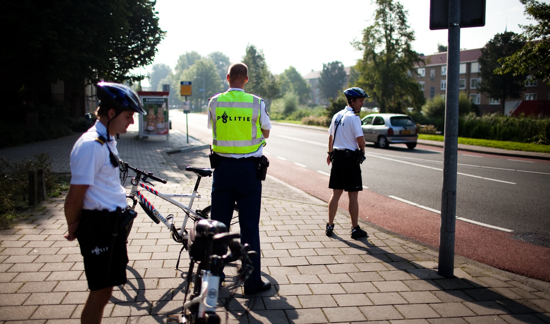 De politie controleert vaker op de Nijhoffstraat. Foto: Archieffoto