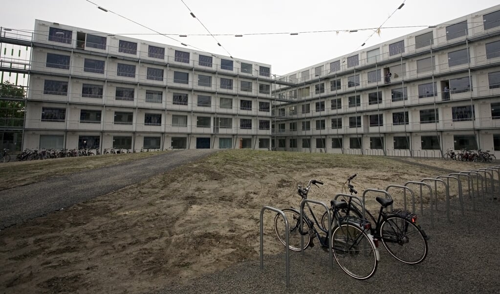 In Diemen werd in 2008 wooncabines neergezet voor studenten