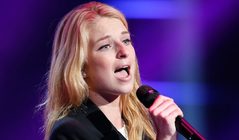 Natlja Majoor tijdens haar auditie voor The Voice