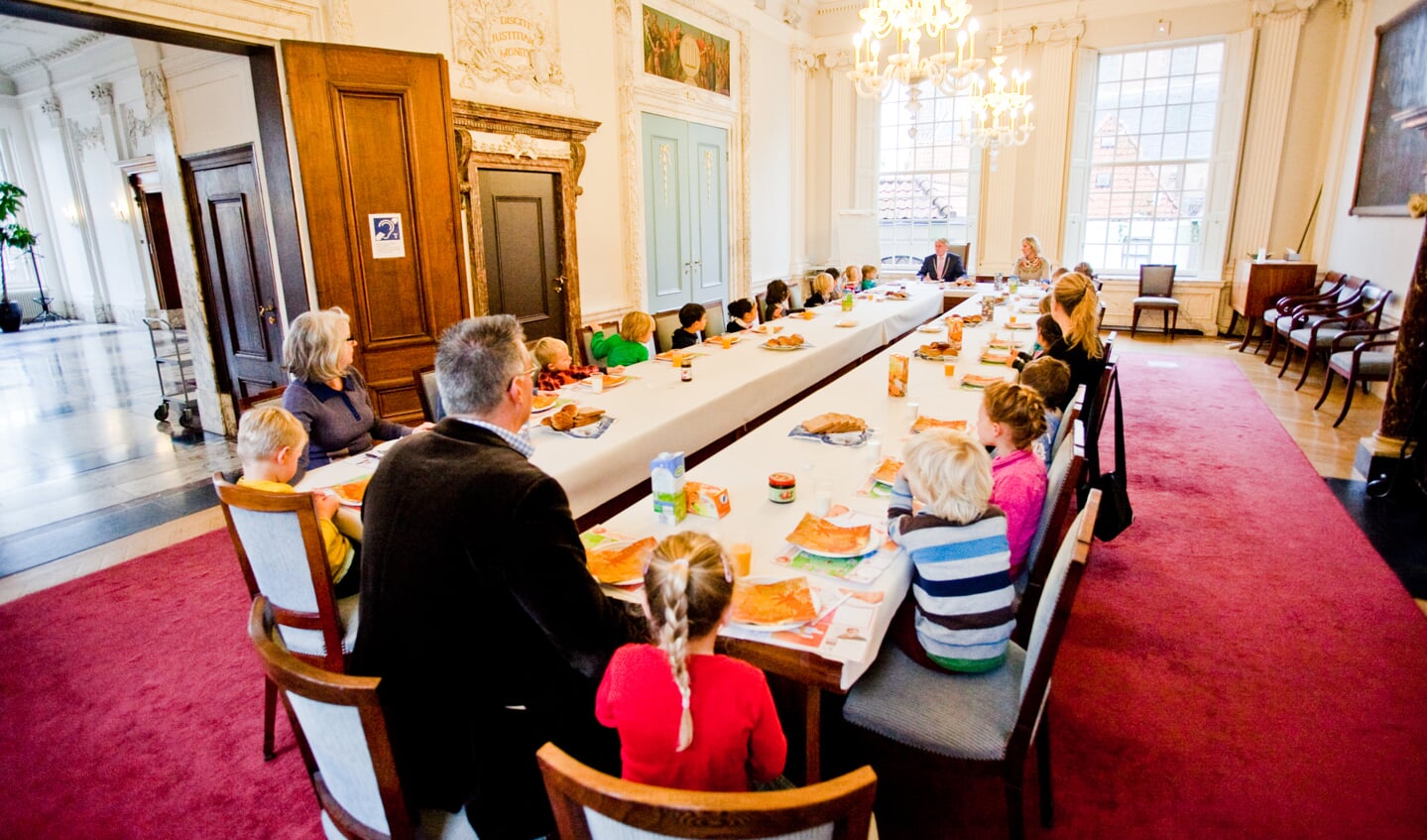 Samen ontbijten op het stadhuis