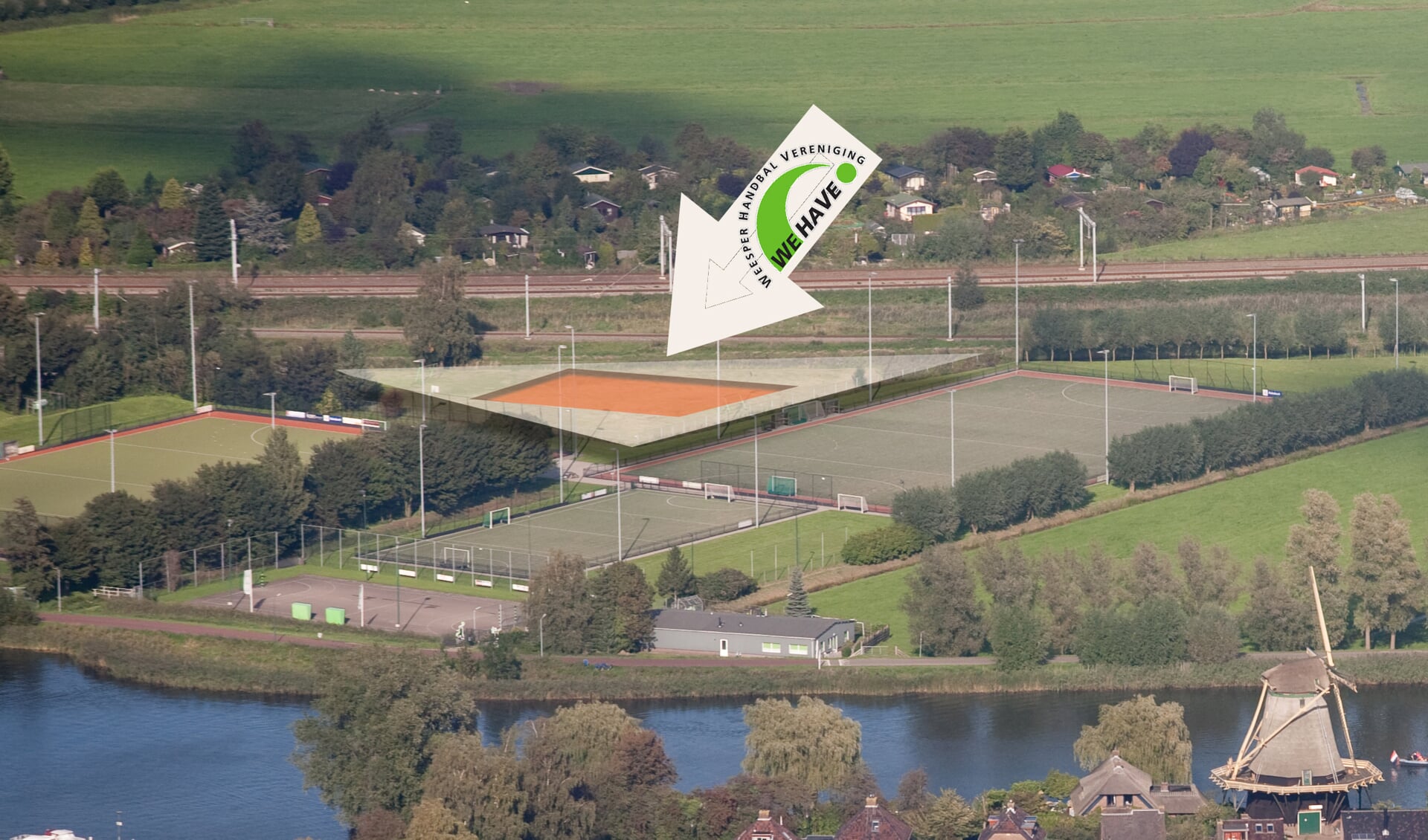 We Have verhuist naar achter Don Bosco, aan de 's-Gravelandseweg is er zo ruimte voor derde hockeyveld.