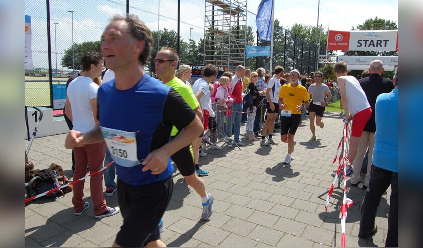 Doorkomst van de 15 en 21 kilometer
