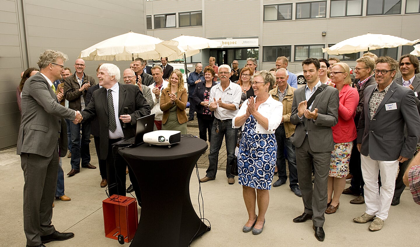 Dirk Jan Methorst van Forline (rechts) in succesvollere tijden.