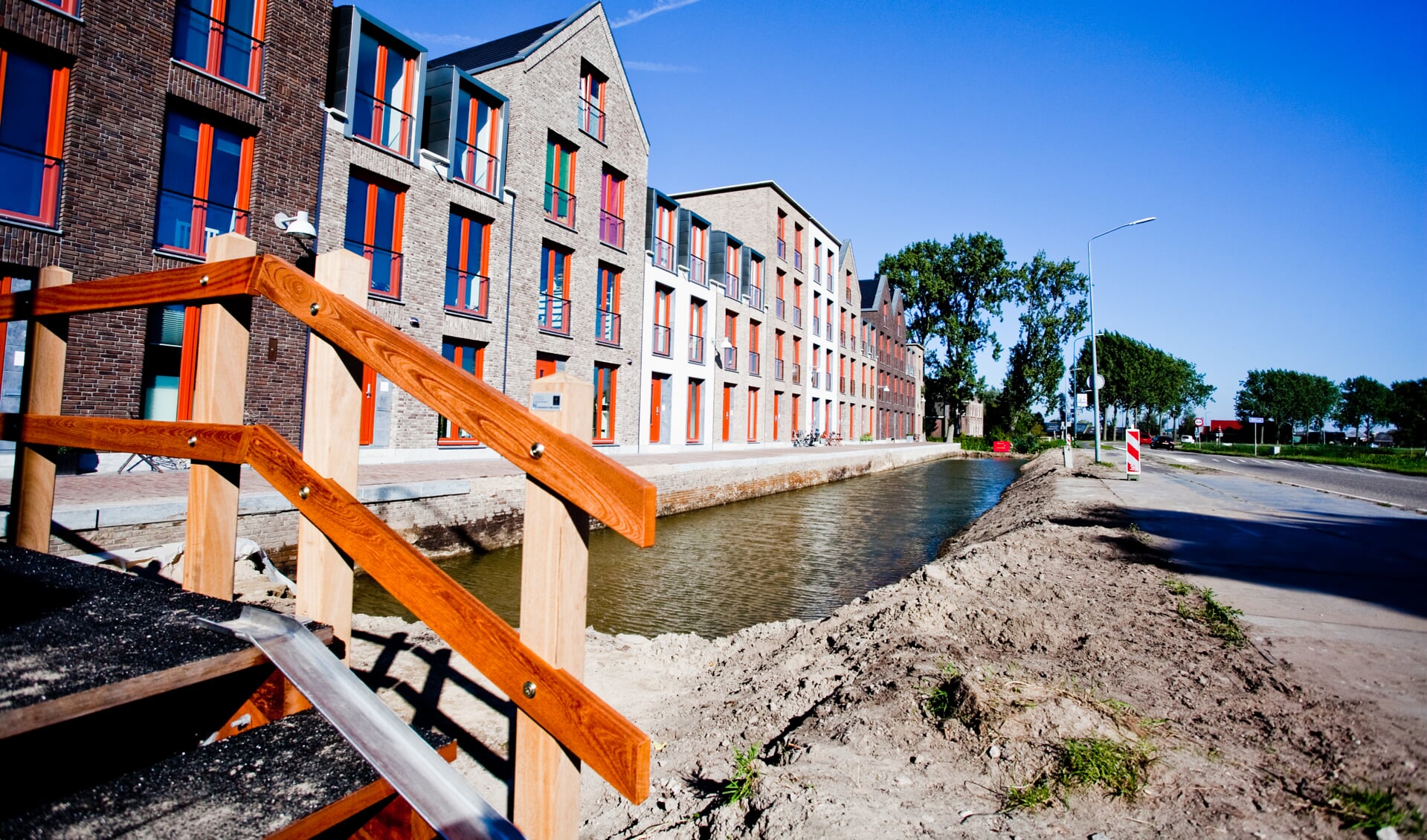 Nieuwe gracht Leeuwenveld II gegraven